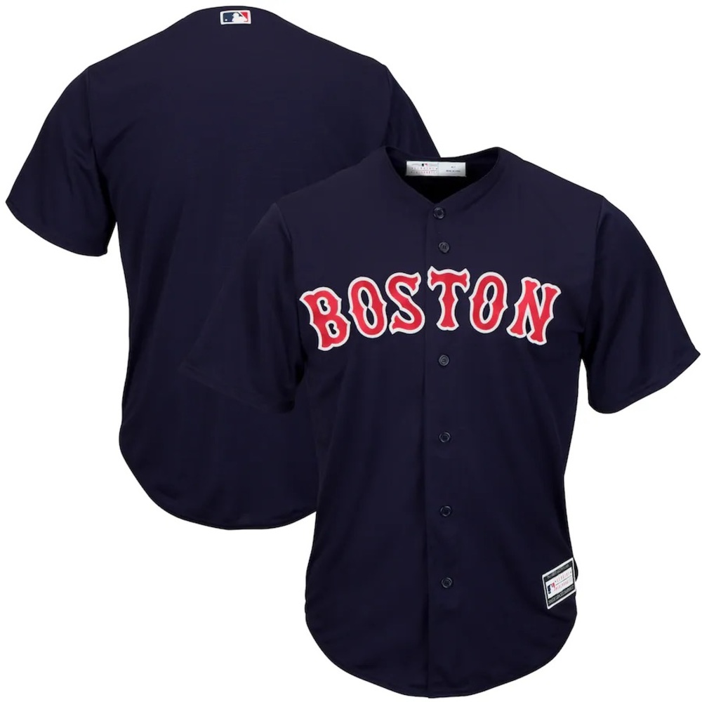 Men's Boston Red Sox Navy Away Team Jersey